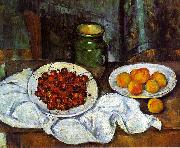 Cherries and Peaches Paul Cezanne